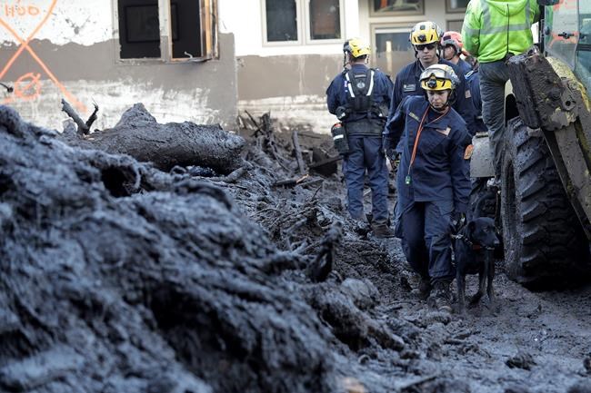 The Latest: Surgeon among 17 killed in California mudslides | iNFOnews.ca