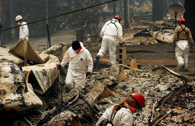 AP Explains: The hunt for missing, dead in California fire | iNFOnews.ca