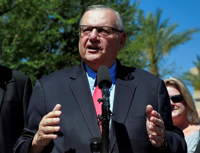 Prosecutor: Arpaio gave up appeal right in accepting pardon | iNFOnews.ca