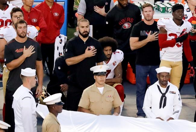 America still in turmoil a year after Kaepernick's protest | iNFOnews.ca America still in turmoil a year after Kaepernick's protest | iNFOnews.ca