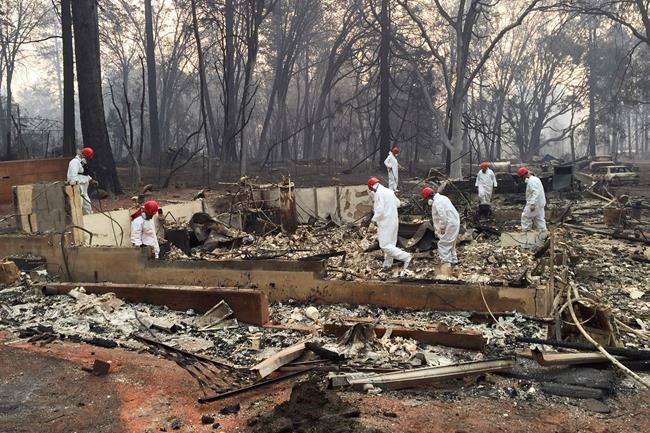 Number of missing hard to peg in deadly California wildfire | iNFOnews.ca