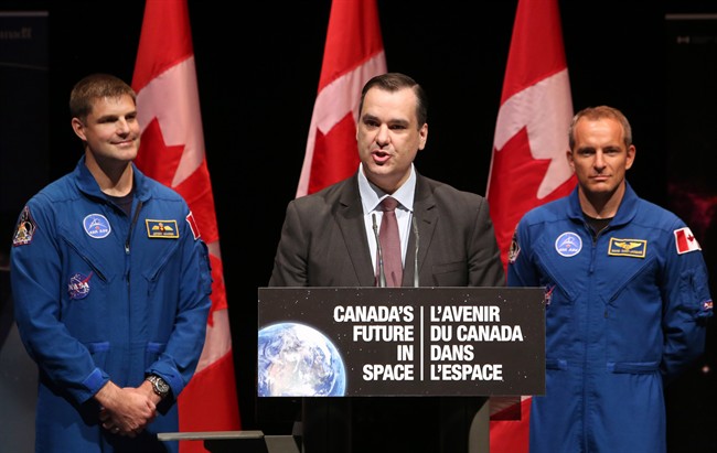 Two Canadian astronauts will both fly in space by 2024 | iNFOnews.ca CP33329717