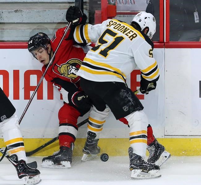 Ryan Spooner scores twice, Tuukka Rask earns shutout as Bruins blank Senators | iNFOnews.ca