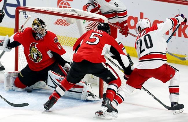 Ottawa Senators hold on for another close win, beat Carolina Hurricanes 2-1 | iNFOnews.ca