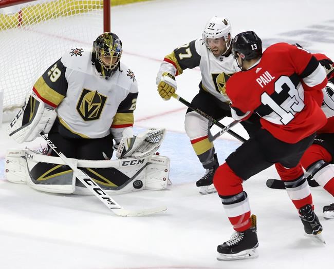 Guy Boucher frustrated with referees in Senators 5-3 loss to Golden Knights | iNFOnews.ca