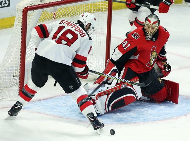 Matt Duchene's three-point night leads under-manned Senators past Devils 5-3 | iNFOnews.ca