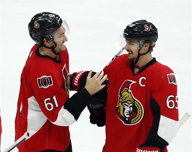 Stone scores two, Anderson stops 38 shots to lead Senators over Bruins 3-1 | iNFOnews.ca CP35821320
