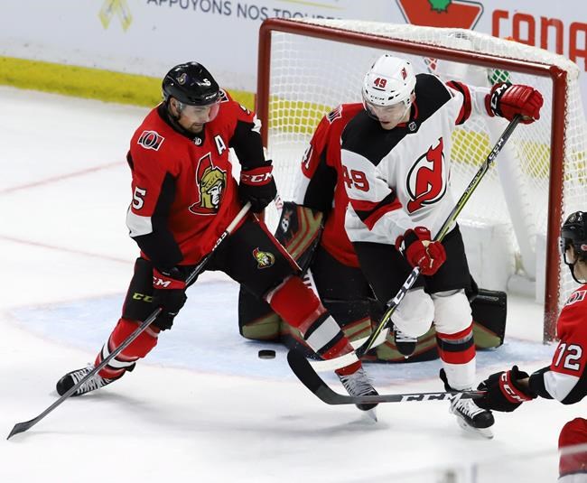 Mark Stone with five points, Senators beat Devils 7-3 | iNFOnews.ca CP2037098530
