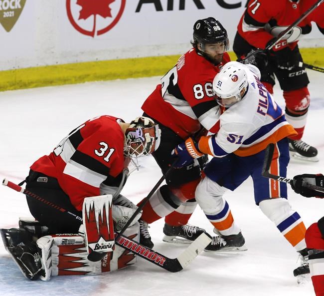 Valtteri Filppula scores twice, Islanders double up Senators 4-2 | iNFOnews.ca
