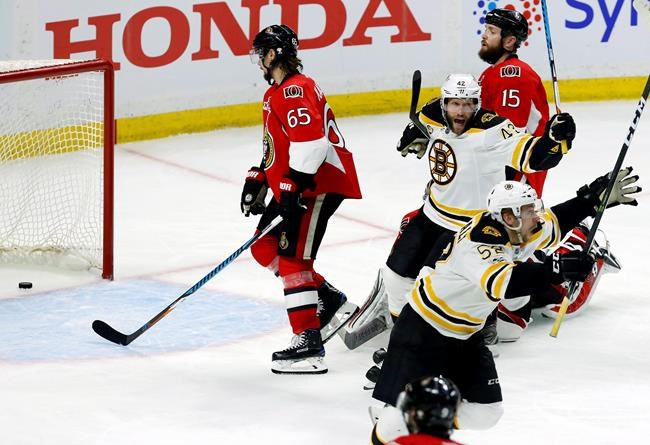 Bruins beat Senators 3-2 in double overtime, force a Game 6 | iNFOnews.ca Bruins beat Senators 3-2 in double overtime, force a Game 6 | iNFOnews.ca