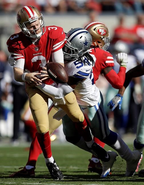 Elliott's 3 TDs, 219 yards lead Cowboys past 49ers 40-10 | iNFOnews.ca Elliott's 3 TDs, 219 yards lead Cowboys past 49ers 40-10 | iNFOnews.ca