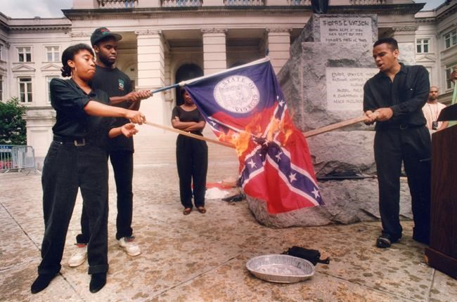 Abrams defends burning state flag, Confederate symbol in '92 | iNFOnews.ca Abrams defends burning state flag, Confederate symbol in '92 | iNFOnews.ca