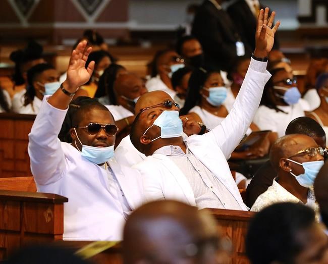 Crowds mourn Rayshard Brooks at storied Atlanta church | iNFOnews.ca Crowds mourn Rayshard Brooks at storied Atlanta church | iNFOnews.ca
