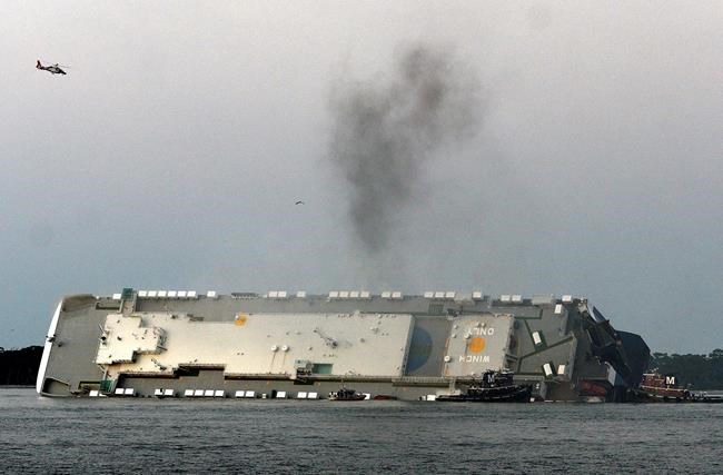 Oil from capsized ship washes ashore along the Georgia coast | iNFOnews.ca Oil from capsized ship washes ashore along the Georgia coast | iNFOnews.ca