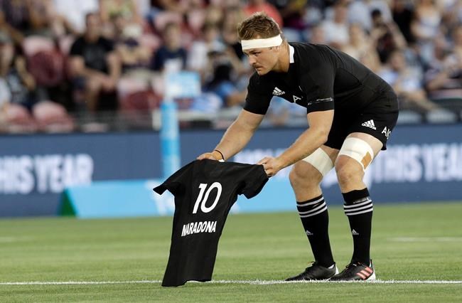 All Blacks pay tribute to Maradona before match vs. Pumas | iNFOnews.ca