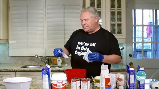 Premier Ford releases 'Cooking with Doug' video of cherry cheesecake recipe | iNFOnews.ca Premier Ford releases 'Cooking with Doug' video of cherry cheesecake recipe | iNFOnews.ca