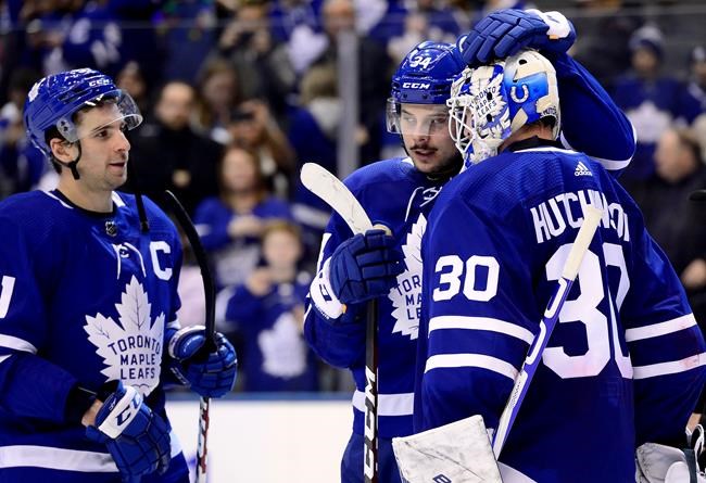 Michael Hutchinson gets first win of season, Leafs beat Red Wings | iNFOnews.ca Michael Hutchinson gets first win of season, Leafs beat Red Wings | iNFOnews.ca