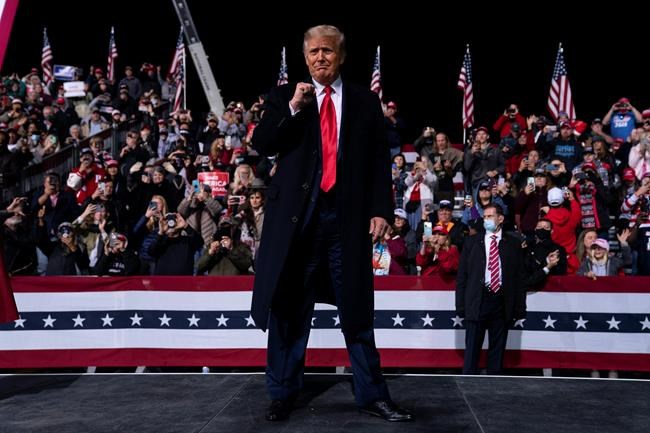 As he rails on election, Trump largely mum on toll of virus | iNFOnews.ca