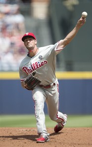 NewsAlert: Cole Hamels and 3 Phillies relievers pitch no-hitter against Braves | iNFOnews.ca