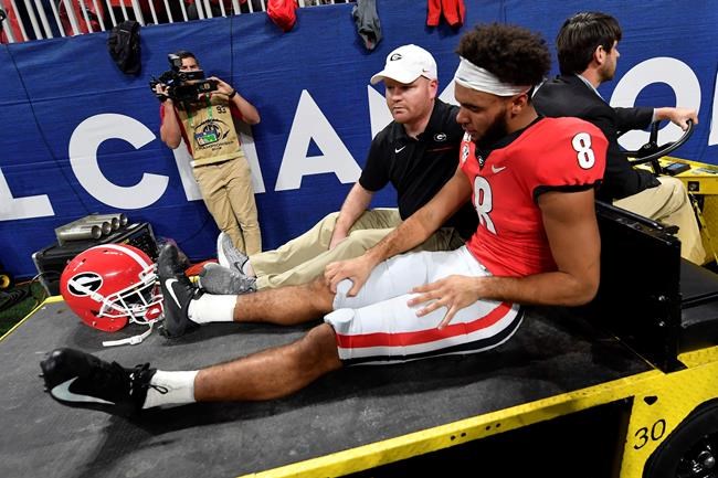 Georgia injuries pile up, Blaylock, Grant out in title game | iNFOnews.ca Georgia injuries pile up, Blaylock, Grant out in title game | iNFOnews.ca