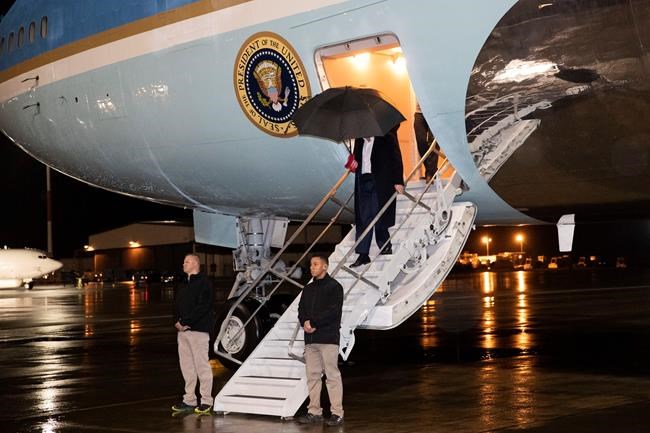 The Latest: Trump back in US after his visit to Afghanistan | iNFOnews.ca
