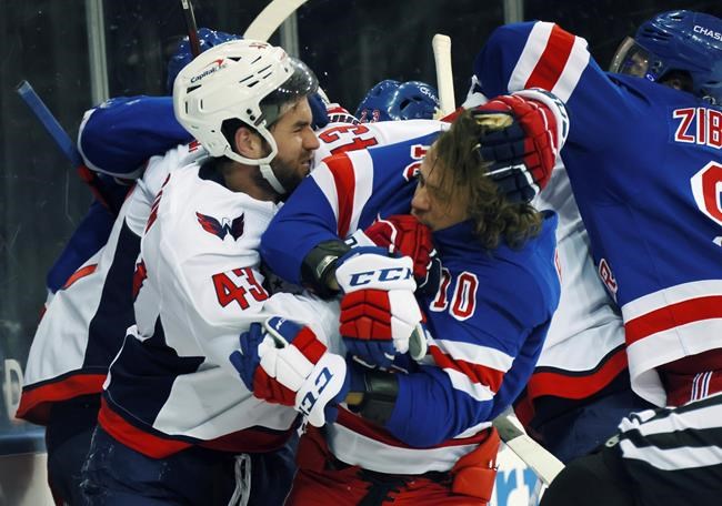 Capitals' Wilson fined $5K for roughing Rangers' Buchnevich | iNFOnews.ca