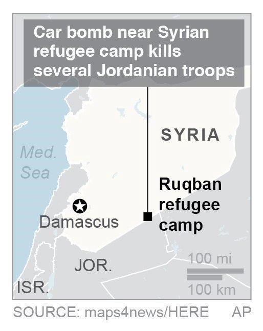 Jordan seals last entry point for Syria refugees after blast | iNFOnews.ca