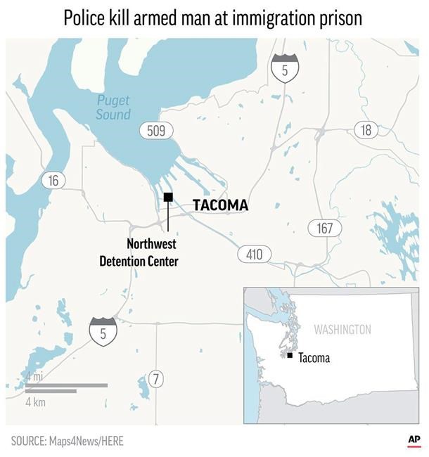 The Latest: Man killed at immigration jail shot many times | iNFOnews.ca
