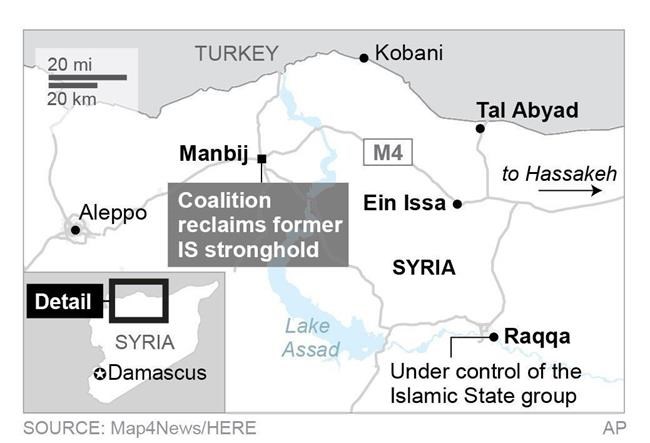 US-backed Syrian force captures key IS stronghold of Manbij | iNFOnews.ca US-backed Syrian force captures key IS stronghold of Manbij | iNFOnews.ca