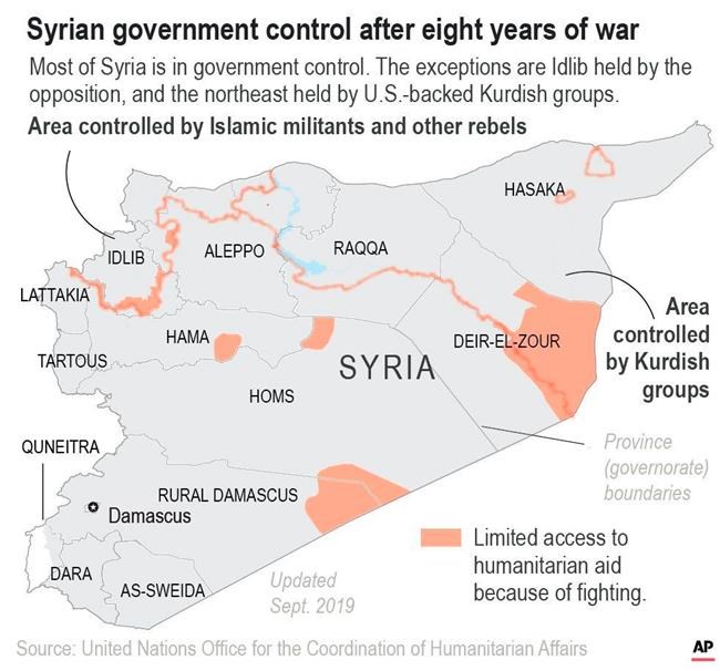 Syria demands withdrawal of all American, Turkish forces | iNFOnews.ca CP1705266177