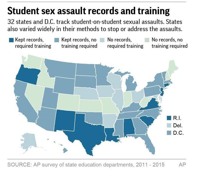 Student sex assault reports and how they vary by state | iNFOnews.ca Student sex assault reports and how they vary by state | iNFOnews.ca