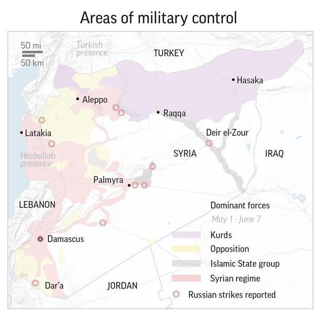 A look at Syria's conflict, as mutual enemies close in on IS | iNFOnews.ca