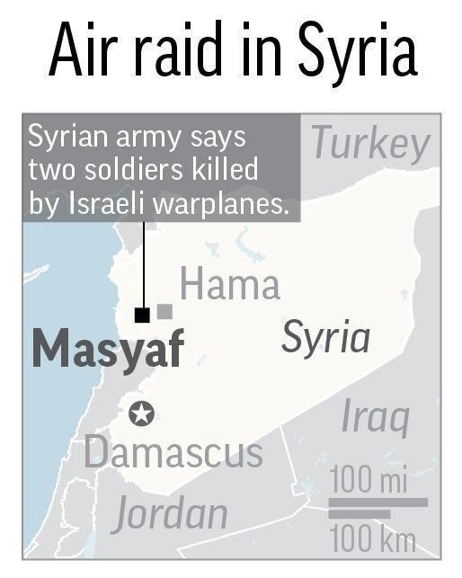 Israel strikes deep in Syria, said to hit military facility | iNFOnews.ca