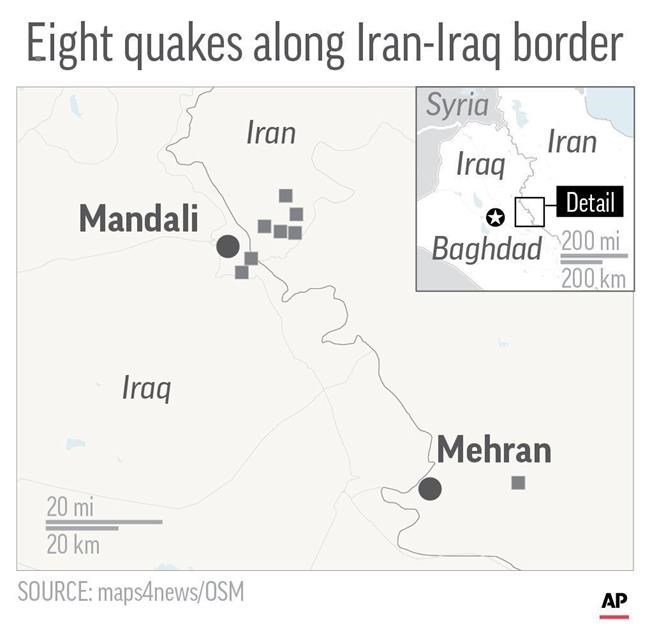 8 earthquakes strike along Iran-Iraq border, rattle Baghdad | iNFOnews.ca 8 earthquakes strike along Iran-Iraq border, rattle Baghdad | iNFOnews.ca
