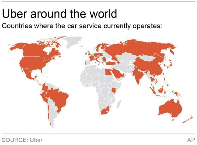 French president rails against Uber, facing multiple investigations, amid taxi tensions | iNFOnews.ca CP33623785