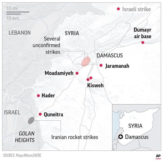 Israel calls on Syria's Assad to 'get rid' of Iranian forces | iNFOnews.ca