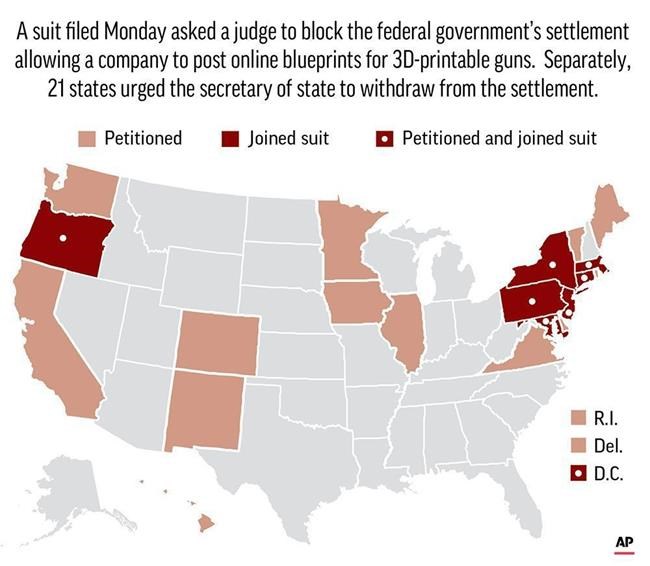 Dispute over 3D-printed guns raises many legal issues | iNFOnews.ca Dispute over 3D-printed guns raises many legal issues | iNFOnews.ca