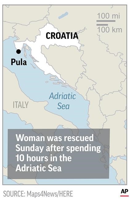 UK woman rescued after falling from cruise ship in Croatia | iNFOnews.ca