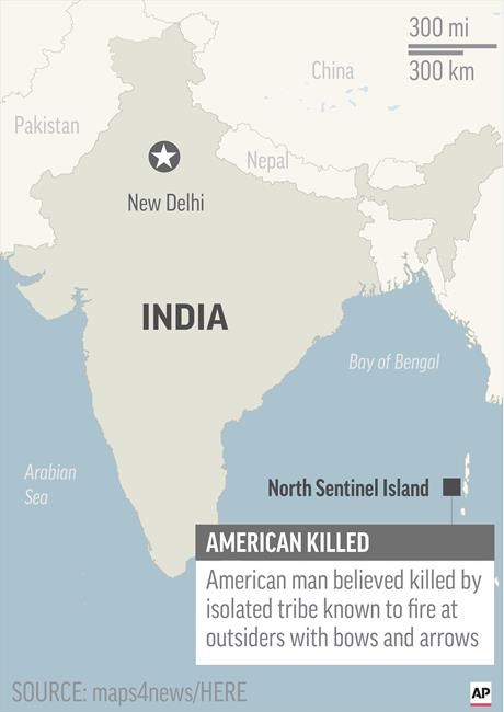 'A case of misdirected adventure': Tribesmen kill American | iNFOnews.ca