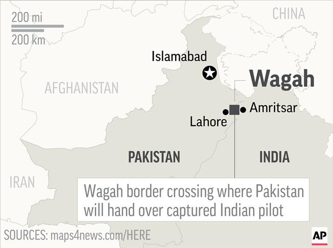 The Latest: Pakistan hands over captured pilot to India | iNFOnews.ca