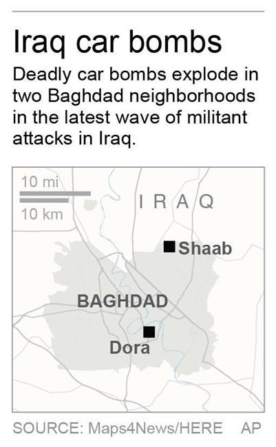 The Latest: Officials say day's death toll in Baghdad now 69 | iNFOnews.ca The Latest: Officials say day's death toll in Baghdad now 69 | iNFOnews.ca