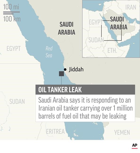 Iran oil tanker breaks down in Red Sea off Saudi coast | iNFOnews.ca
