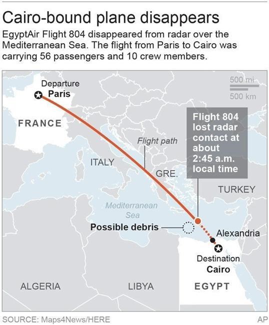 The Latest: EgyptAir passenger was dual Australia-UK citizen | iNFOnews.ca The Latest: EgyptAir passenger was dual Australia-UK citizen | iNFOnews.ca