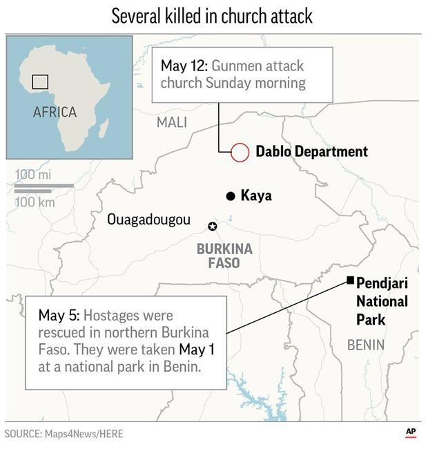 Gunmen attack Catholic church in Burkina Faso; 6 killed | iNFOnews.ca Gunmen attack Catholic church in Burkina Faso; 6 killed | iNFOnews.ca