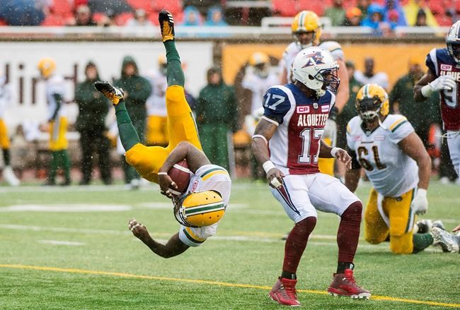 Eskimos end 6-game losing run; eliminate Alouettes with 42-24 win | iNFOnews.ca Eskimos end 6-game losing run; eliminate Alouettes with 42-24 win | iNFOnews.ca