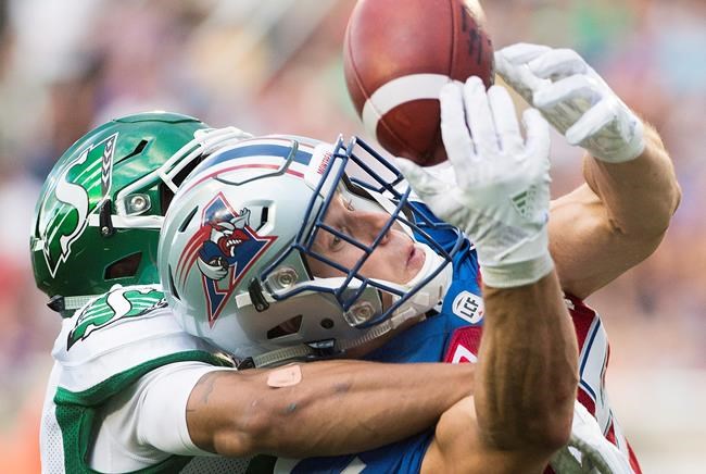 Kevin Glenn throws two TD passes, Alouettes beat Riders 41-3 | iNFOnews.ca CP2017698337