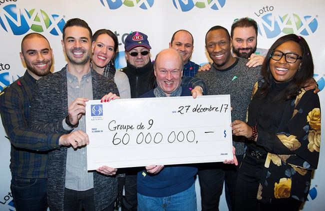 Group of Montreal work colleagues win $60-million Lotto Max jackpot | iNFOnews.ca