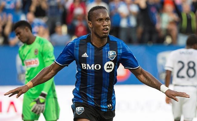 Drogba breaks mini-drought with hat trick to lift Impact over Union 5-1 | iNFOnews.ca
