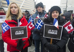 Rallies held in Canada to show solidarity with French terrorism victims | iNFOnews.ca CP31432934