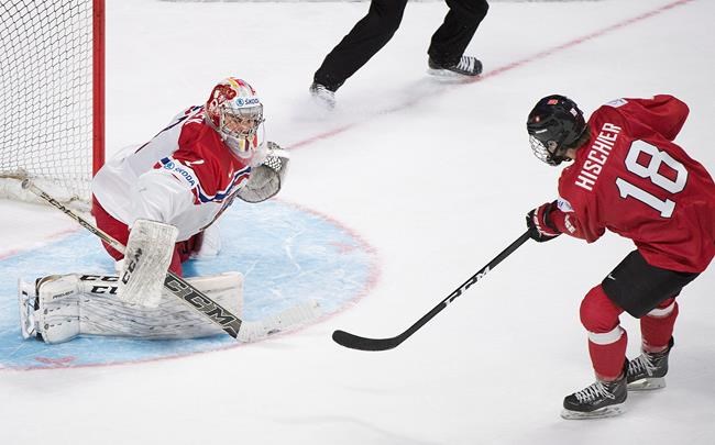 Hischier stars in overtime as Switzerland beats Czechs Republic 4-3 at juniors | iNFOnews.ca Hischier stars in overtime as Switzerland beats Czechs Republic 4-3 at juniors | iNFOnews.ca